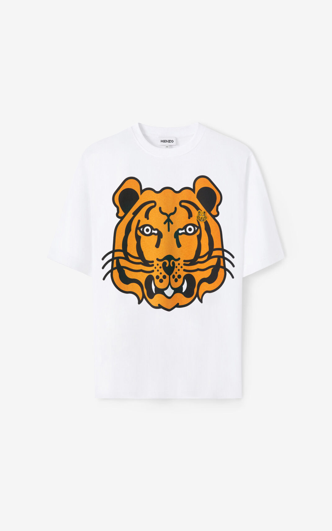 T Shirt Kenzo K Tiger oversized Homme Blanche | CBQR-18543